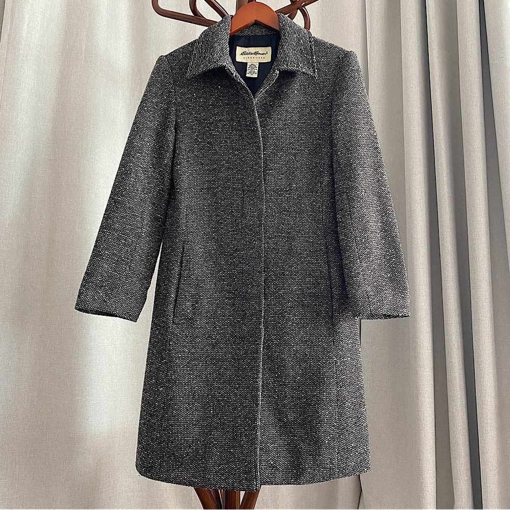 EDDIE BAUER Wool Coat Premium Double Breasted
